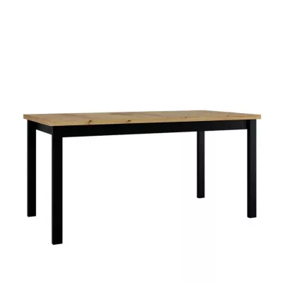 Kihúzható konyhaasztal 160x90 cm ELISEK 4 - artisan tölgy / fekete