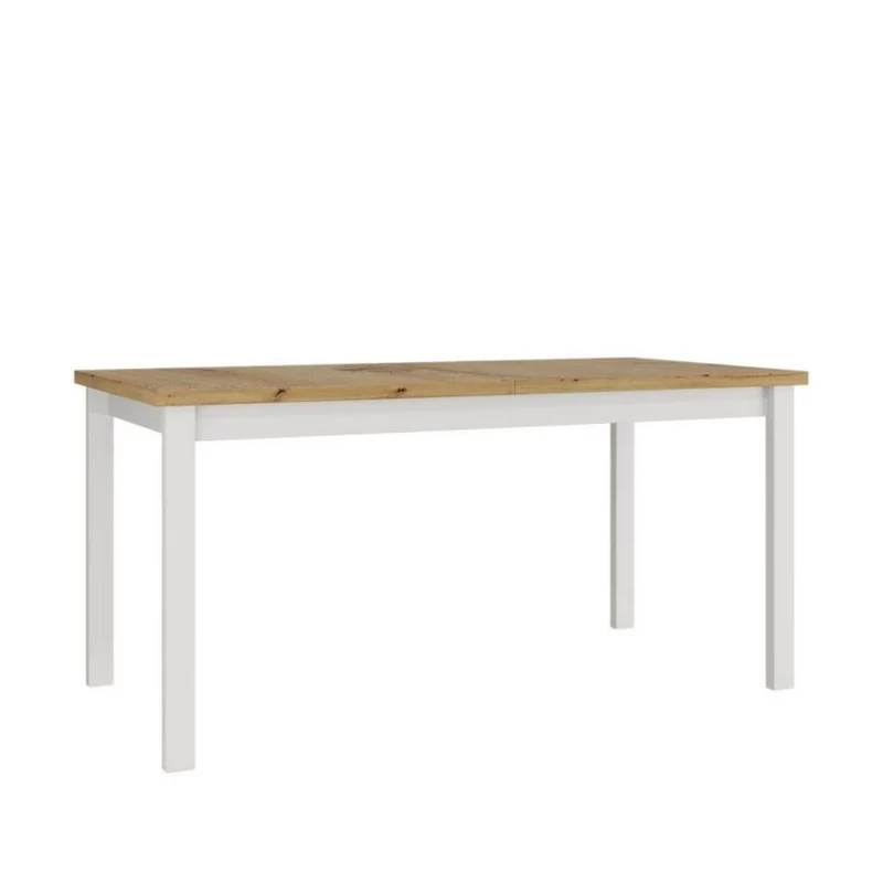 Kihúzható konyhaasztal 160x90 cm ELISEK 4 - artisan tölgy / fehér