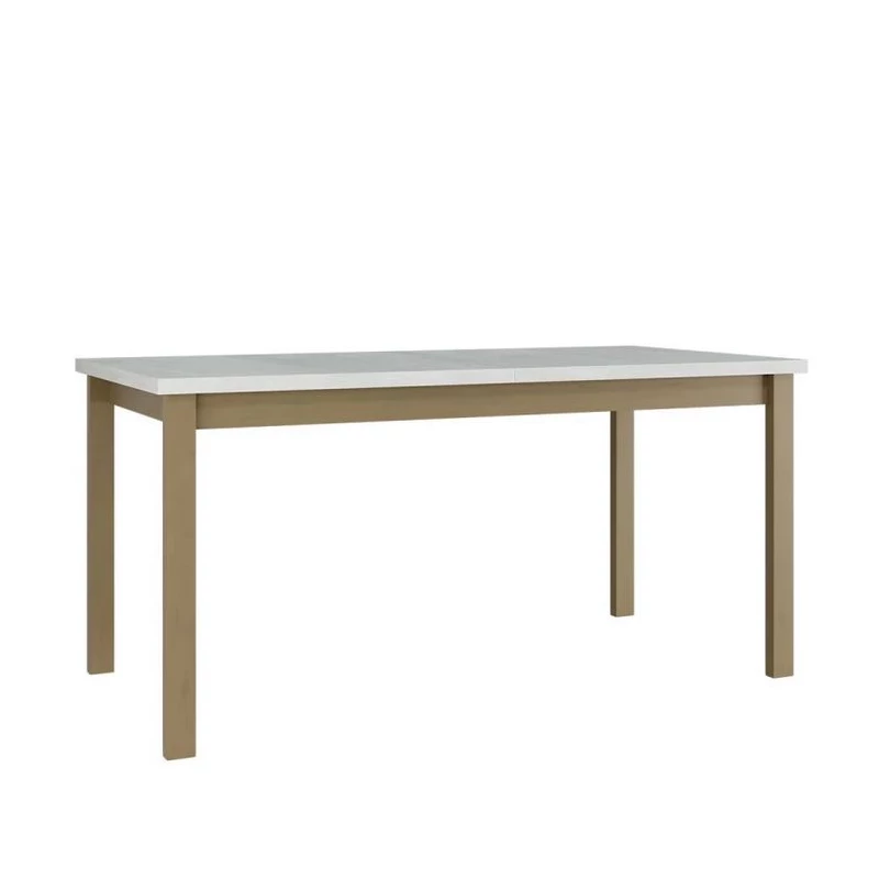 Kihúzható konyhaasztal 160x90 cm ELISEK 4 - fehér / sonoma tölgy