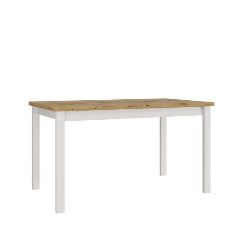 Kihúzható étkezőasztal 140x80 cm ELISEK 2 - artisan tölgy / fehér