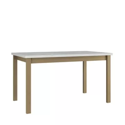 Kihúzható étkezőasztal 140x80 cm ELISEK 2 - fehér / sonoma tölgy