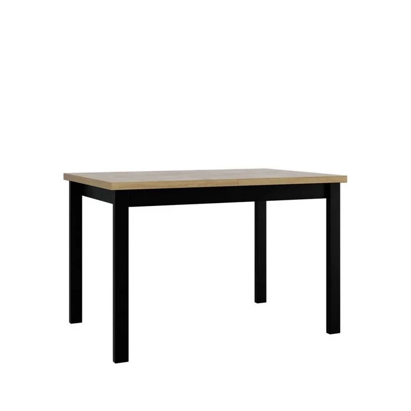 Kihúzható konyhaasztal 120x80 cm ELISEK 1 - sonoma tölgy / fekete