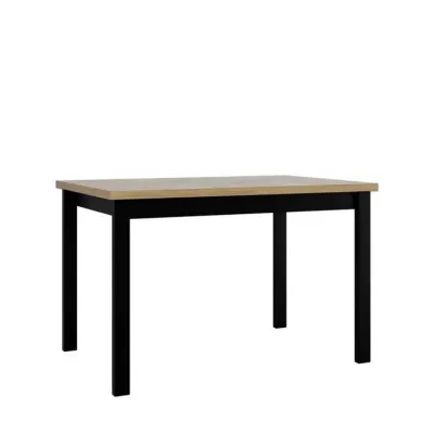 Kihúzható konyhaasztal 120x80 cm ELISEK 1 - sonoma tölgy / fekete