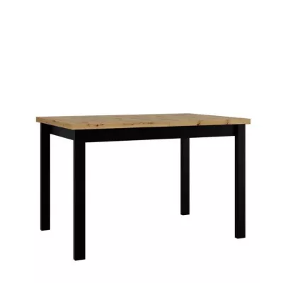 Kihúzható konyhaasztal 120x80 cm ELISEK 1 - artisan tölgy / fekete