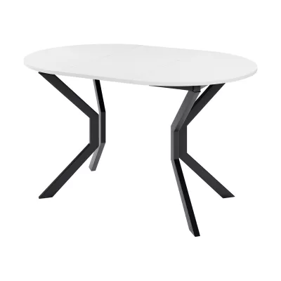 Kis kerek étkezőasztal 90 cm DIAMENT 1 - kraft tölgyfa arany / fekete