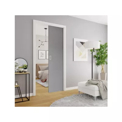 Tolóajtó SALMA komódhoz - 70 cm, grafitszürke