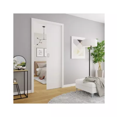 Tolóajtó SALMA komódhoz - 70 cm, fehér