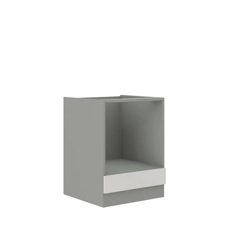 Beépített sütőszekrény 60 cm GENJI - szürke / fényes fehér