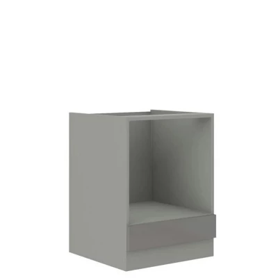 Beépített sütőszekrény 60 cm RONG - szürke / fényes szürke