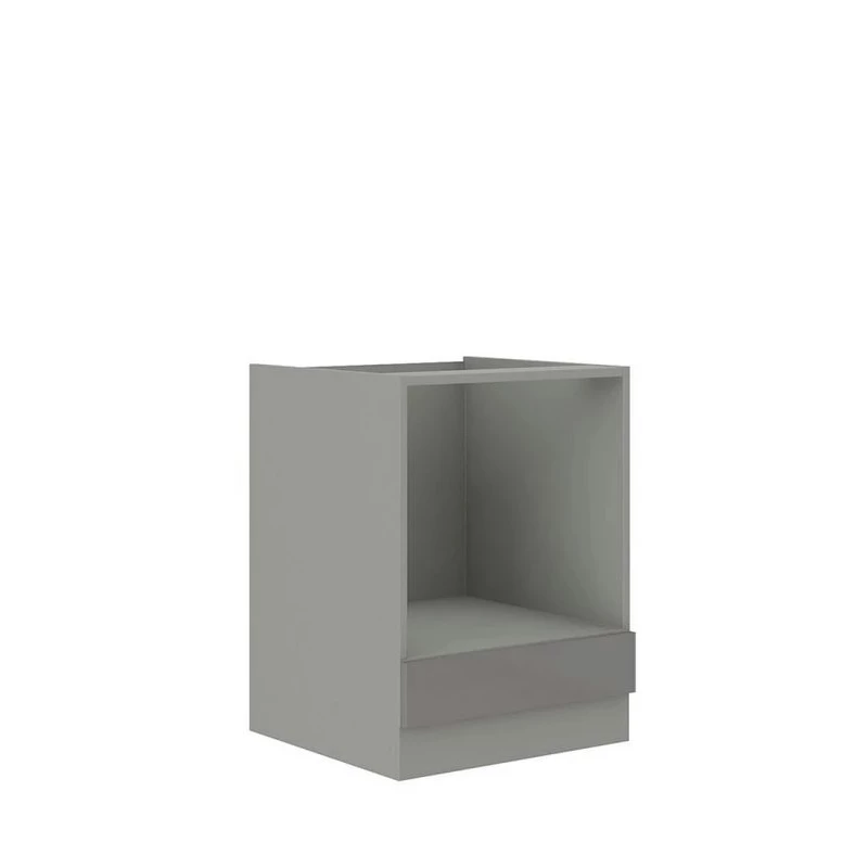 Beépített sütőszekrény 60 cm RONG - szürke / fényes szürke