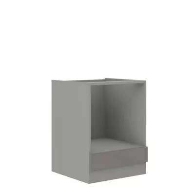 Beépített sütőszekrény 60 cm RONG - szürke / fényes szürke