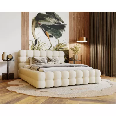 Franciaágy 140x200 MAFALDA 1 tárolóhellyel - vanília