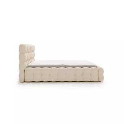 Franciaágy 140x200 MAFALDA 1 tárolóhellyel - vanília