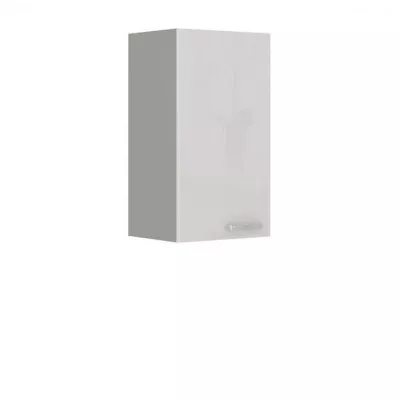 Felső konyhaszekrény 40 cm GENJI - szürke / fényes fehér