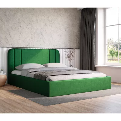 Kárpitozott ágy 160x200 MARGARIDA 1 - zöld