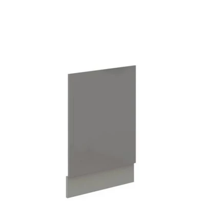 RONG konyhaszekrény ajtó - 570x446 mm, szürke / fényes szürke
