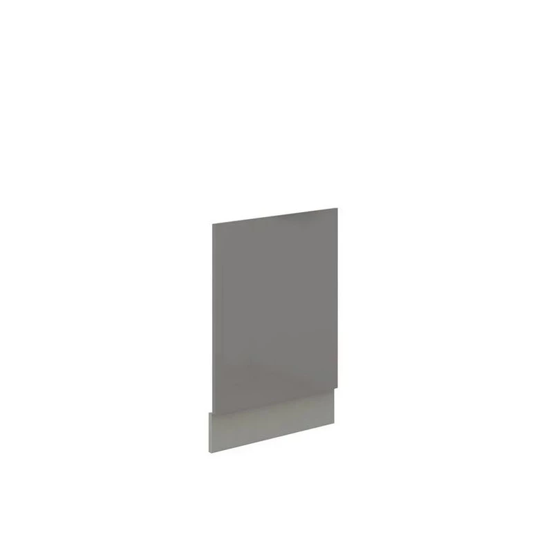 RONG konyhaszekrény ajtó - 570x446 mm, szürke / fényes szürke
