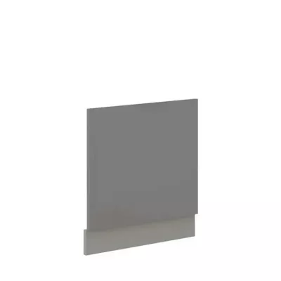 RONG konyhaszekrény ajtó - 570x596 mm, szürke / fényes szürke