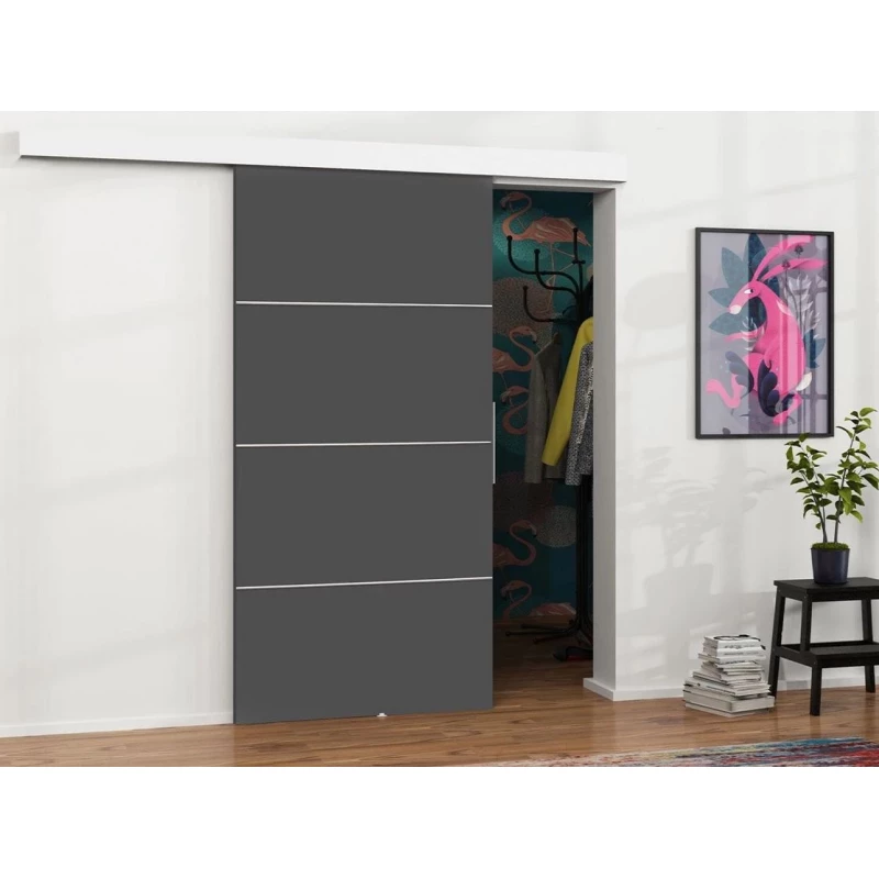 VIGRA 2 tolóajtó - 70 cm, antracit