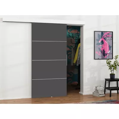 VIGRA 2 tolóajtó - 70 cm, antracit
