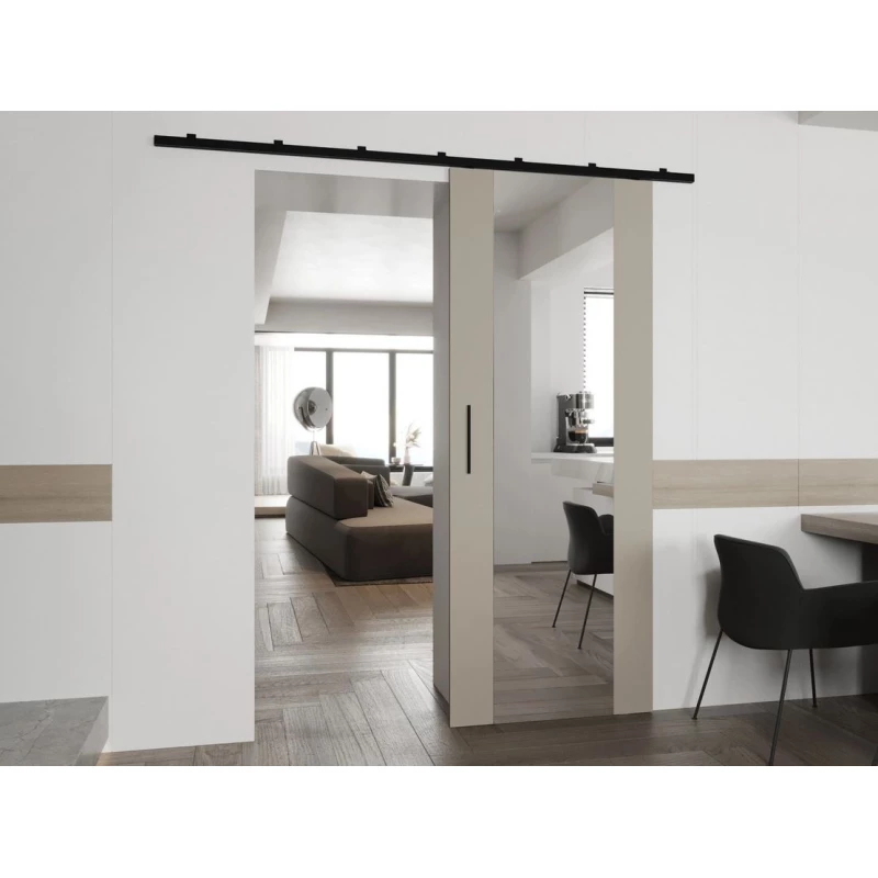 CONROE 2 belső tükrös tolóajtó - 80 cm, kasmír