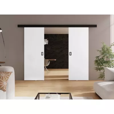 SANITA 3 kétszárnyú beltéri tolóajtó - 132 cm, fehér