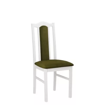 Étkezőszék EDON 2 - fehér / sötét olajzöld