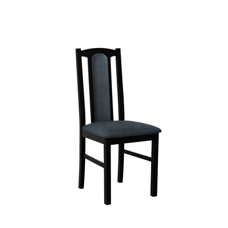 Kárpitozott konyhai szék EDON 7 - fekete / kék