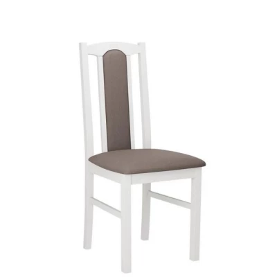 Kárpitozott konyhai szék EDON 7 - fehér / barna 1