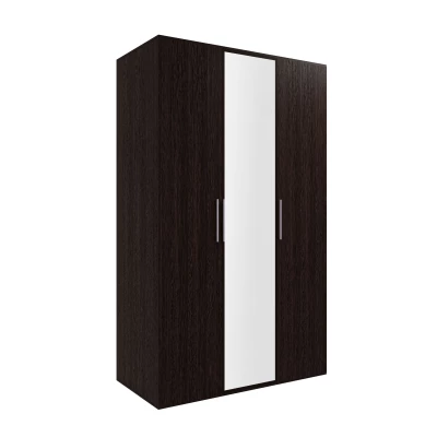 Háromajtós gardrób 120 cm PETINA - wenge