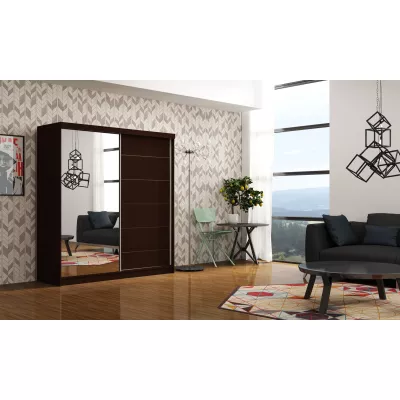 Szekrény tükörrel 150/62 POLA - wenge