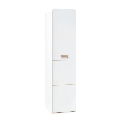 Keskeny gardrób 45 cm JOHELY - fehér / tölgy