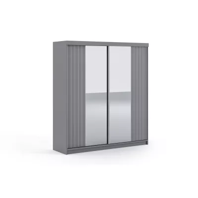 Modern tükrös szekrény 150/62 MOMO - szürke