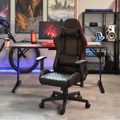 ATALIA gamer szék - fekete