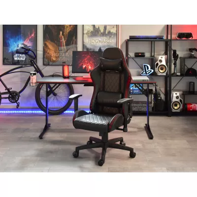 ATALIA gamer szék - fekete