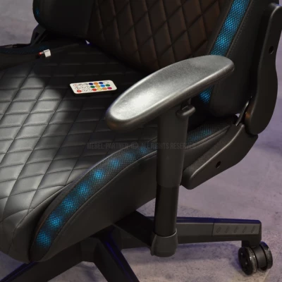ATALIA gamer szék - fekete