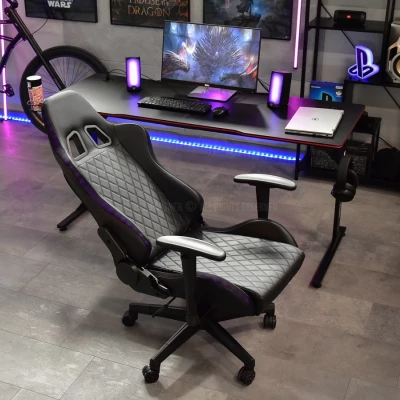 ATALIA gamer szék - fekete