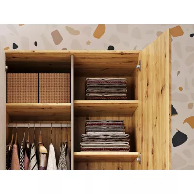 APTOS 2 diákbútor - artisan tölgy / nyers acél / selyemkendő
