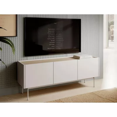 TV állvány LOLIVETE - tölgyfa / kasmír