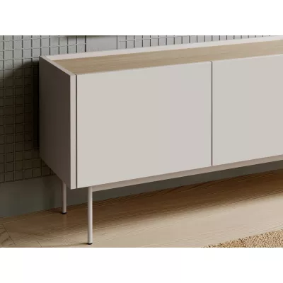 TV állvány LOLIVETE - tölgyfa / kasmír