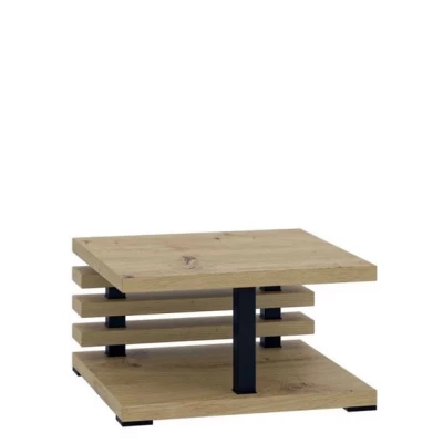 Modern dohányzóasztal STORO - artisan tölgyfa
