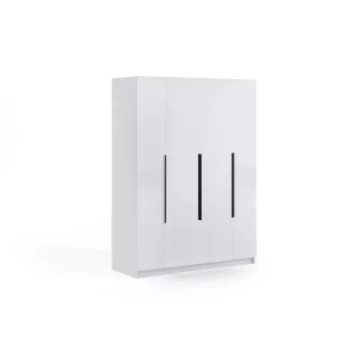 Modern gardrób 160/60 AUREN - fényes fehér