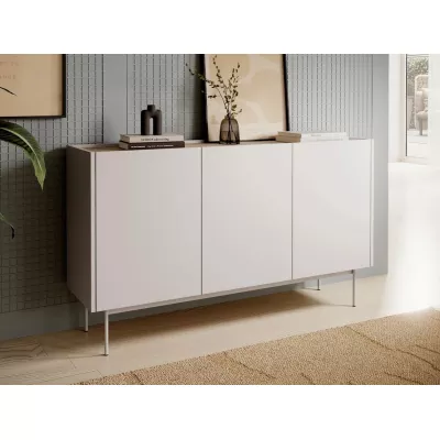 Modern fiókos komód ajtókkal LOLIVETE - linea tölgy / kasmír