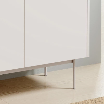 Modern fiókos komód ajtókkal LOLIVETE - linea tölgy / kasmír