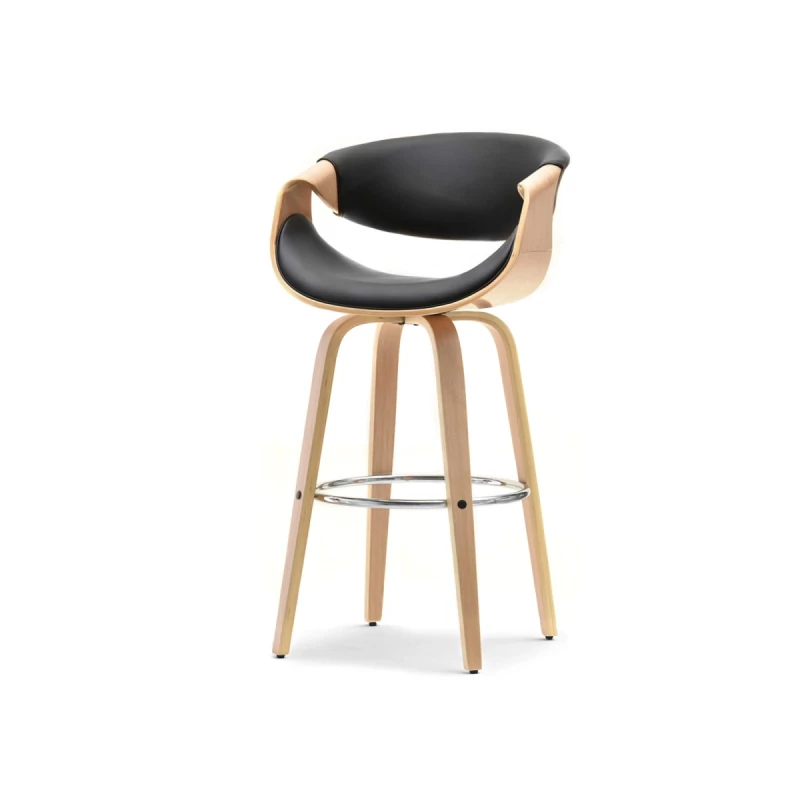 Designer bárszék SAROLTA - tölgy / fekete