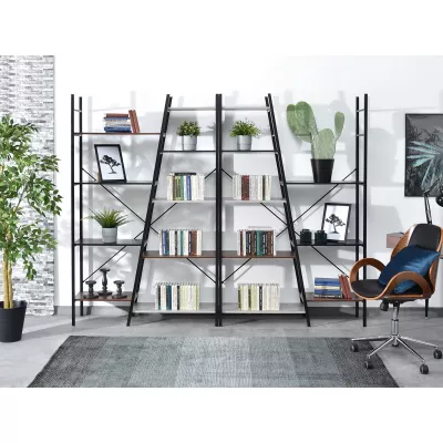 MIHAS polcrendszer - fekete patchwork / fekete