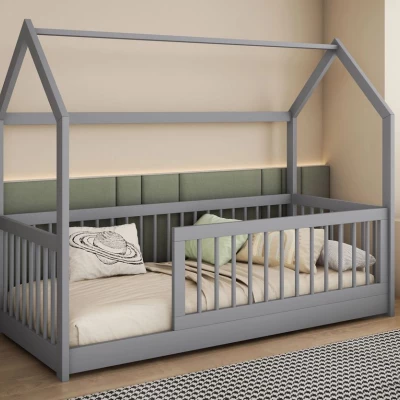 Gyerekágy ház 80x180 BALLARD - szürke