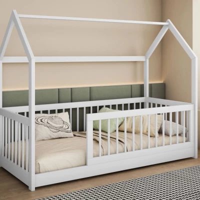 Gyerekágy ház 80x180 BALLARD - fehér