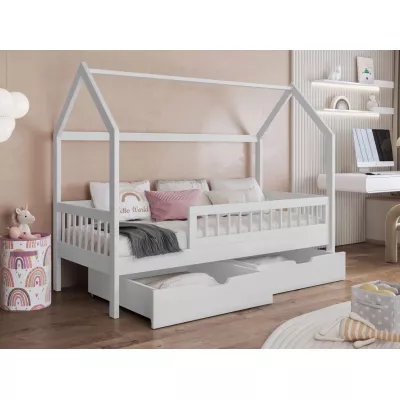 Gyerekágy fiókokkal 90x200 AVALON - fehér