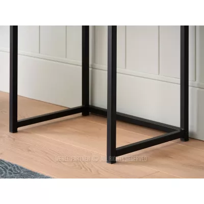 Keskeny konzolasztal NIRAI - fekete